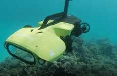 Reef-Monitoring Underwater Drones