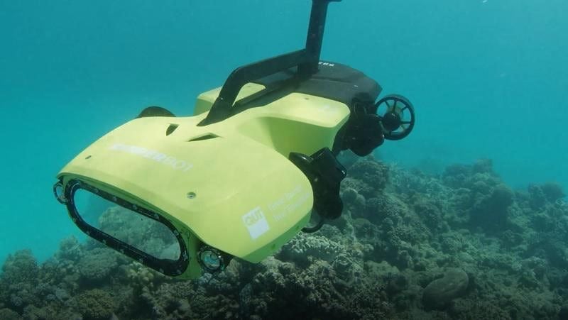 Reef-Monitoring Underwater Drones