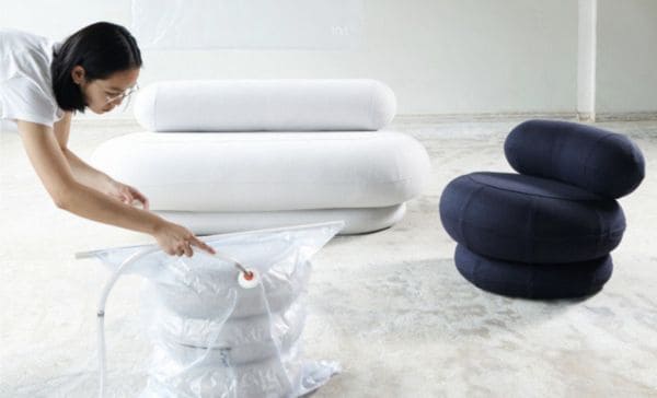 Vacuum-Sealed Sofas : Compressed Furniture