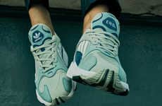 Sky-Inspired Suede Sneakers