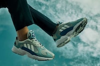 Sky-Inspired Suede Sneakers Image 2