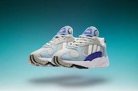 Sky-Inspired Suede Sneakers Image 5