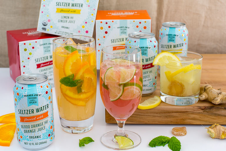 Juice-Infused Seltzer Drinks