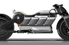 Futuristic All-Electric Motorcycles