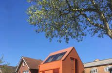 Eco-Friendly Bright Orange Homes