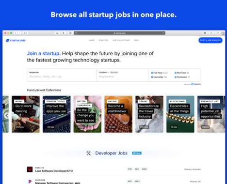 Trend maing image: Startup-Only Job Platforms