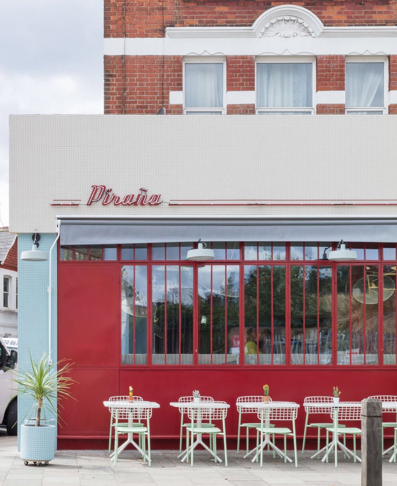 Red-Accented Retro-Themed Diners