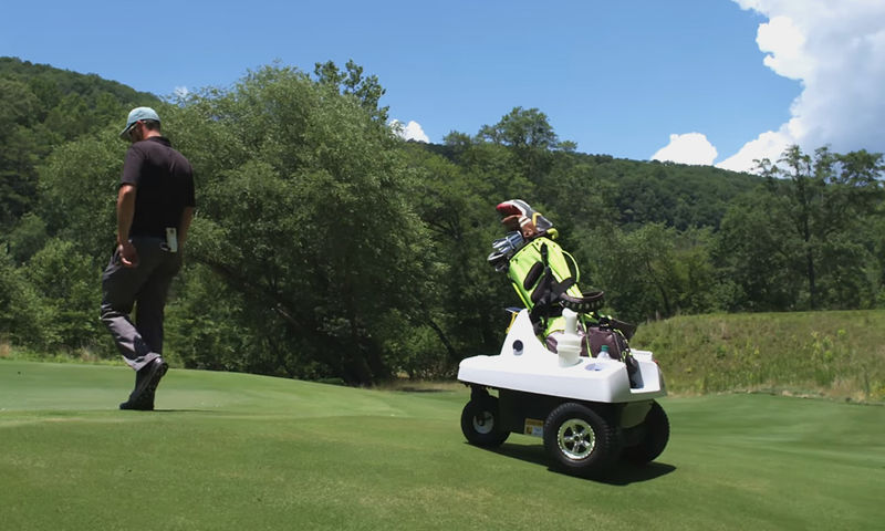 Auto-Following Golfer Caddies