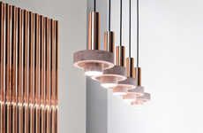Rose Copper Light Pendants
