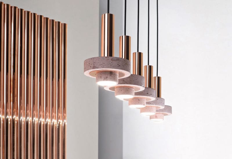 Rose Copper Light Pendants