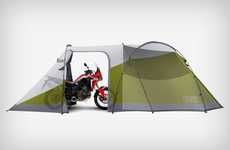 Motorcycle-Sheltering Tents