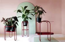 Bauhaus-Inspired Plant Stands