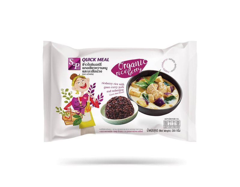 Microwaveable Riceberry Meals