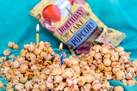 Cake-Flavored Popcorn Snacks