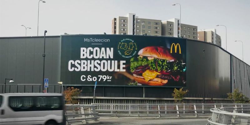 Simulated Dyslexia Ads