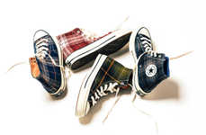 Fall-Ready Plaid High-Tops