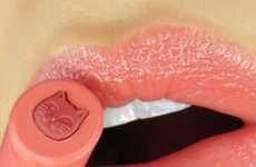 Cat-Stamped Lipstick Lines