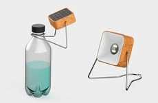 Bottle-Topping Solar Lamps