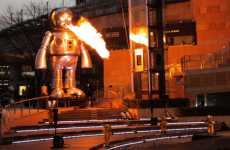 Huge Fire-Breathing Robots