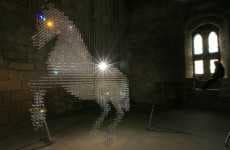 Giant Crystal Horses