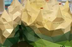 Papercraft Mountain Ranges