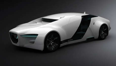 Explosive Futuristic Sedans
