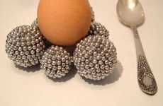 Metallic Pellet Egg Stands