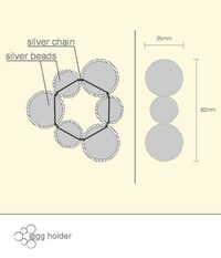 Metallic Pellet Egg Stands Image 3