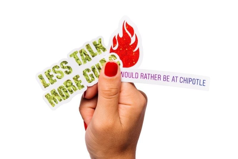 Scented QSR Stickers