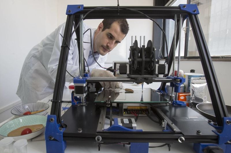 3D-Printed Plant-Based Steaks