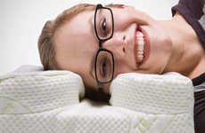 Contoured Eyewear-Accommodating Pillows