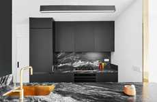 Elegant Black-and-White Interior Spaces