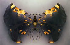 Intricate Digital Butterfly Spiecies