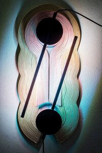 Artistically Curved Wall Lamps Image 5