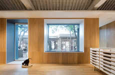 Ultra-Minimalist Wooden Retail Interiors