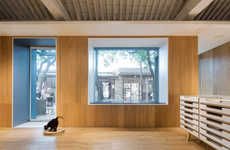 Ultra-Minimalist Wooden Retail Interiors