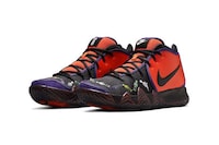 Skeleton Motif Basketball Sneakers Image 3