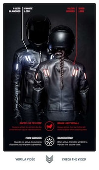 LED-Powered Motorcycle Jackets Image 2