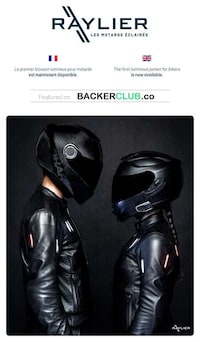 LED-Powered Motorcycle Jackets Image 3