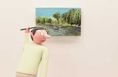 Arty Miniature In-Store Exhibitions
