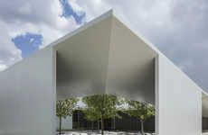White Contemporary Cultural Buildings