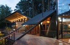 Elegantly Modern Forest Retreats