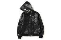 Luxe Leather Hooded Jackets Image 2