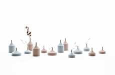 Unfinished 3D-Printed Vases