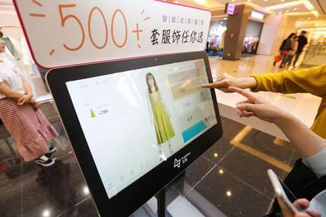 In-Store Try-On Touchscreens