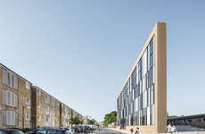 Wedged-Shaped Library Buildings