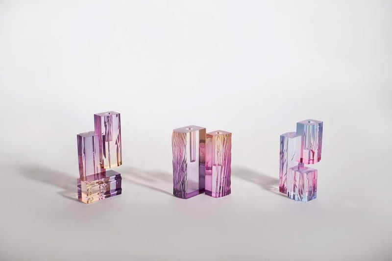 Gorgeous Dyed Acrylic Vases