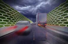 Emissions-Capturing Highway Walls