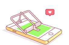 Quirky Social Media Illustrations