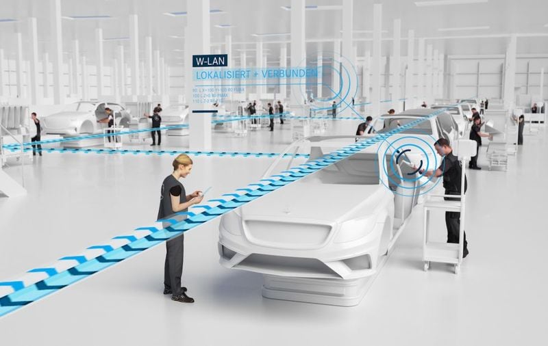 5G-Enabled Car Factories